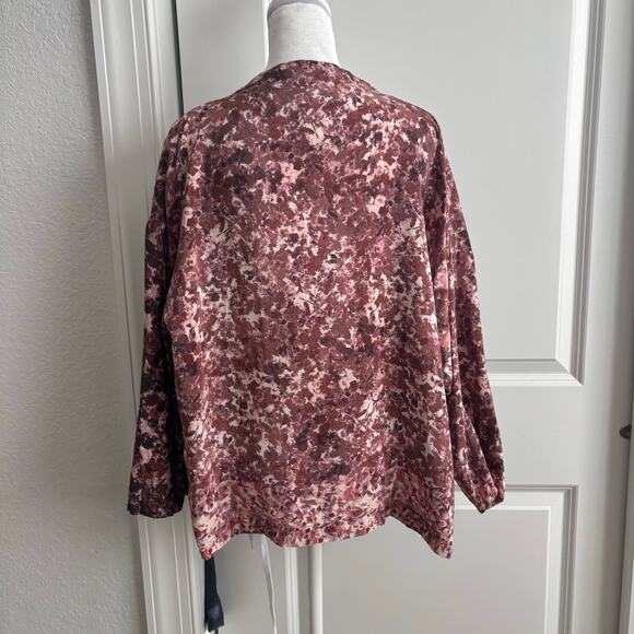Anntian 100% Silk Cowl Neck Long Sleeve Blouse Top German OS Designer - Picture 2 of 11